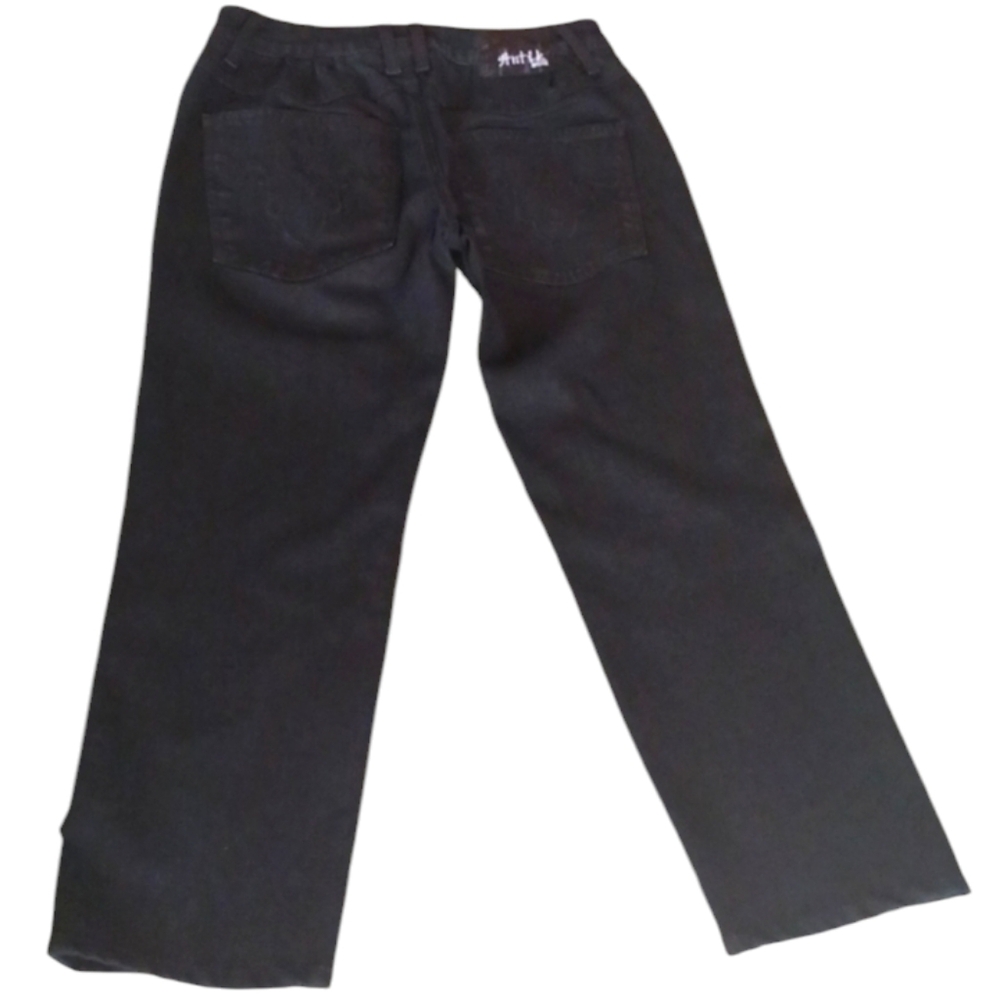 Antik Authentic Denim Straight leg Black Jeans-Vintage, 32, Black. - Picture 8 of 8